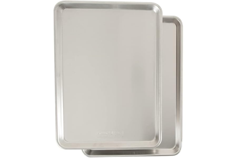 Nordic Ware Naturals Aluminum Commercial Half Sheet Pan