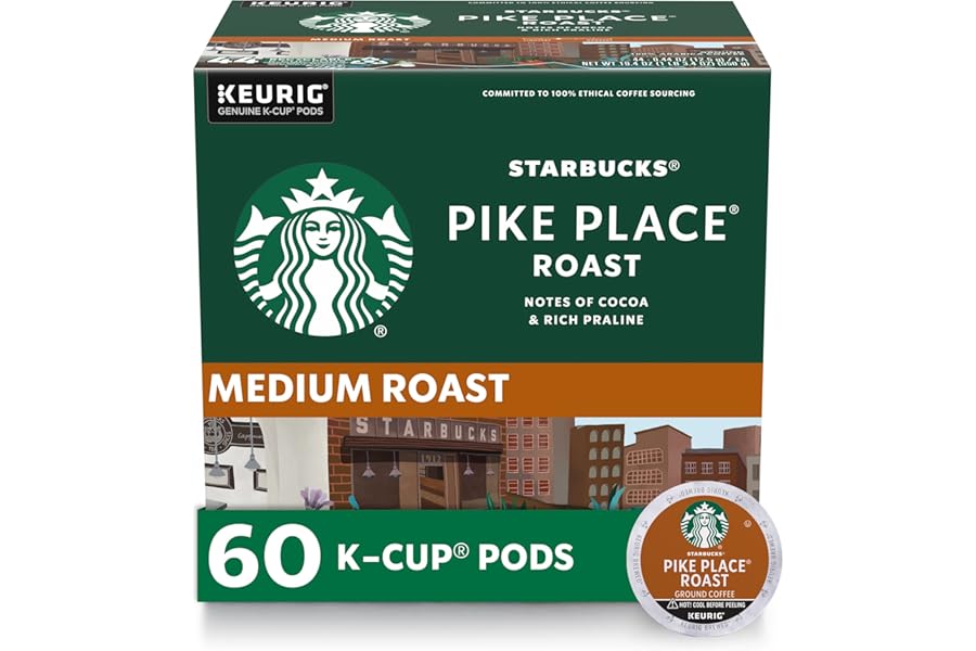 Starbucks K-Cup Coffee Pods Pike Place Roast