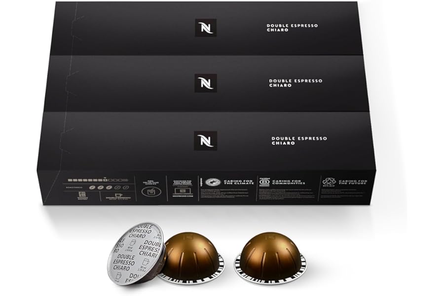 Nespresso Capsules Vertuo Double Espresso Chiaro